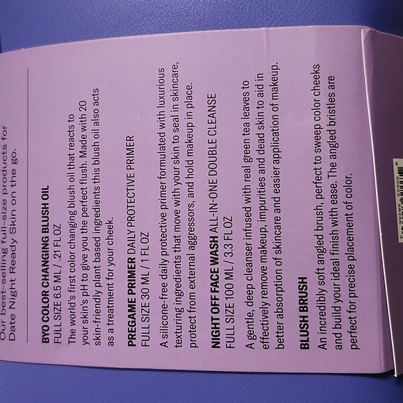 NIB Youth Foria Date Night Ready Kit and PreGame Prime+Set Bundle - Picture 5 of 16